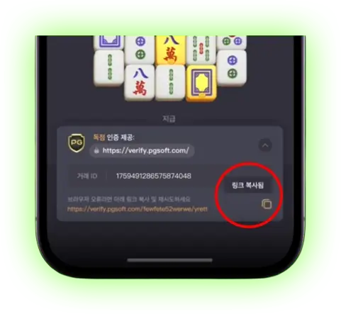 PG 소프트 정품인증 5